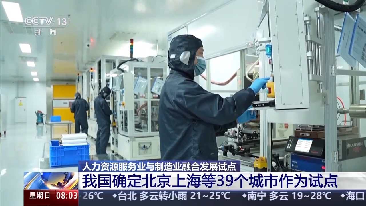 人力资源服务业与制造业融合发展试点启动